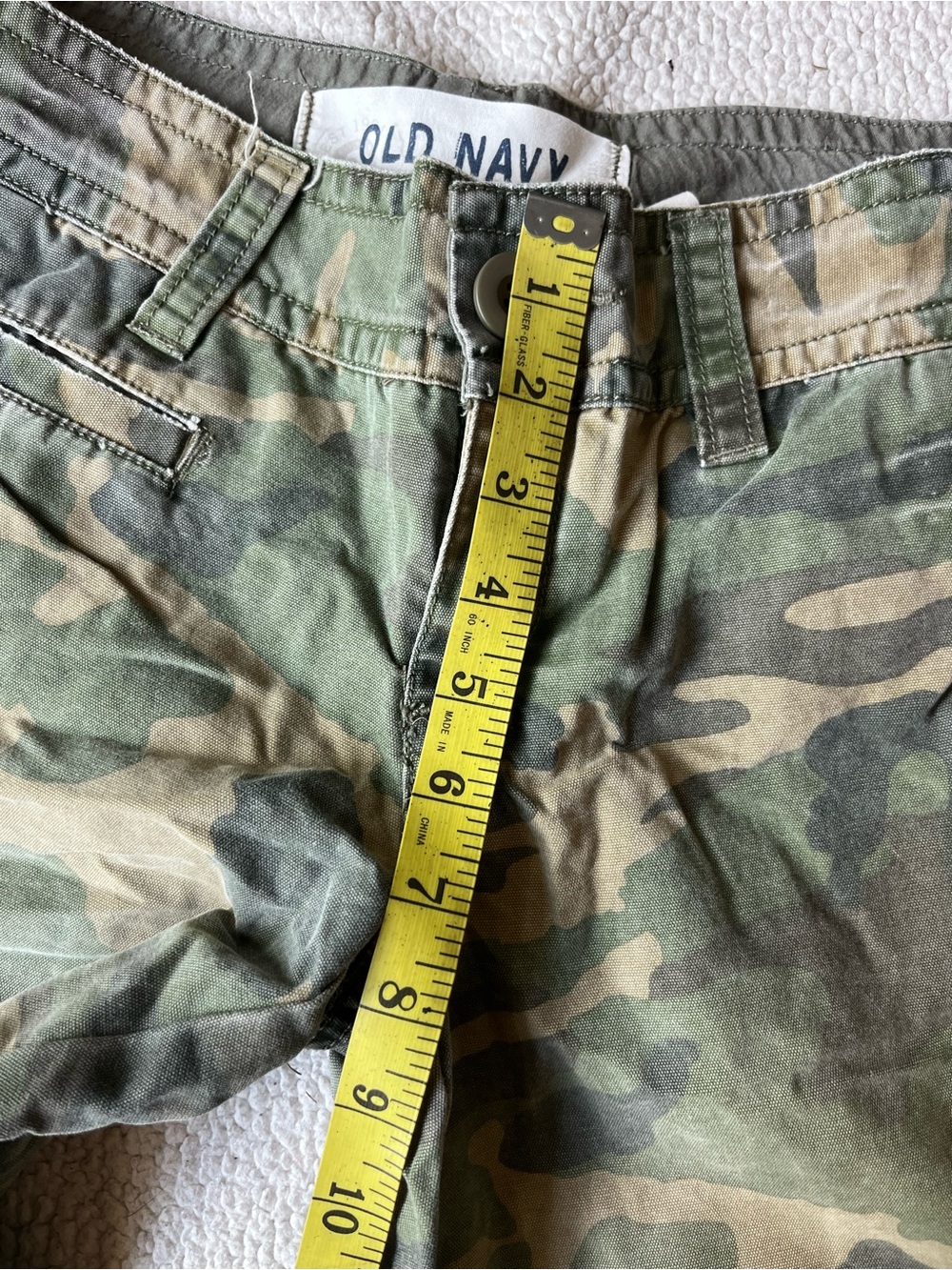 Y2K OLD NAVY ARMY CARGO PANTS WOMENS 4 - Picture 6 of 8